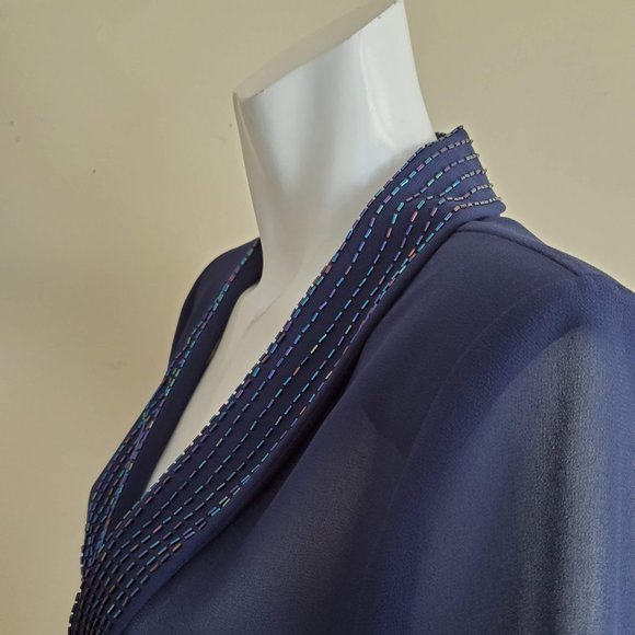 Algo Sheer Navy Blue Jacket - Picture 3 of 9